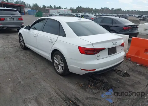 2017 Audi A4 2.0T Ultra Premium from USA, damaged, VIN WAUGMAF47HN029851